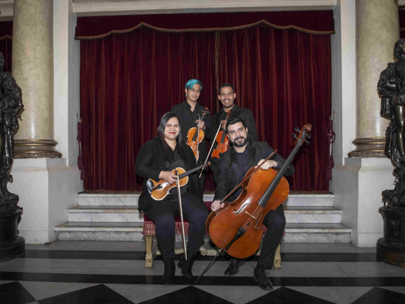 Cuarteto Artes de la Orquesta de Cámara del Teatro Municipal de Santiago realizará función en el Teatro Regional Cervantes