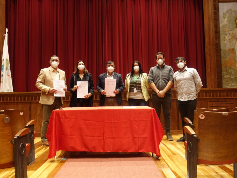 Firman convenio de colaboración entre la Asociación Patrimonial Cultural y la Municipalidad de Lanco