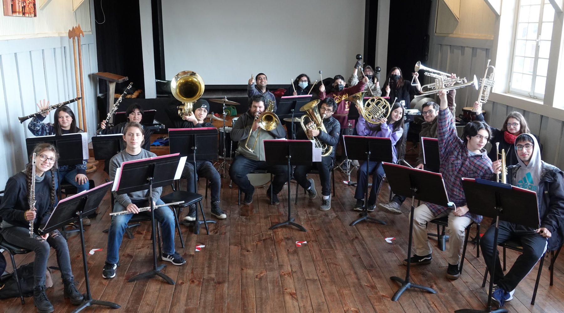 Ensamble de Bronces de Panguipulli se presentará en el Teatro Regional Cervantes con un concierto para estudiantes