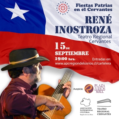 René Inostroza en el Teatro Regional Cervantes