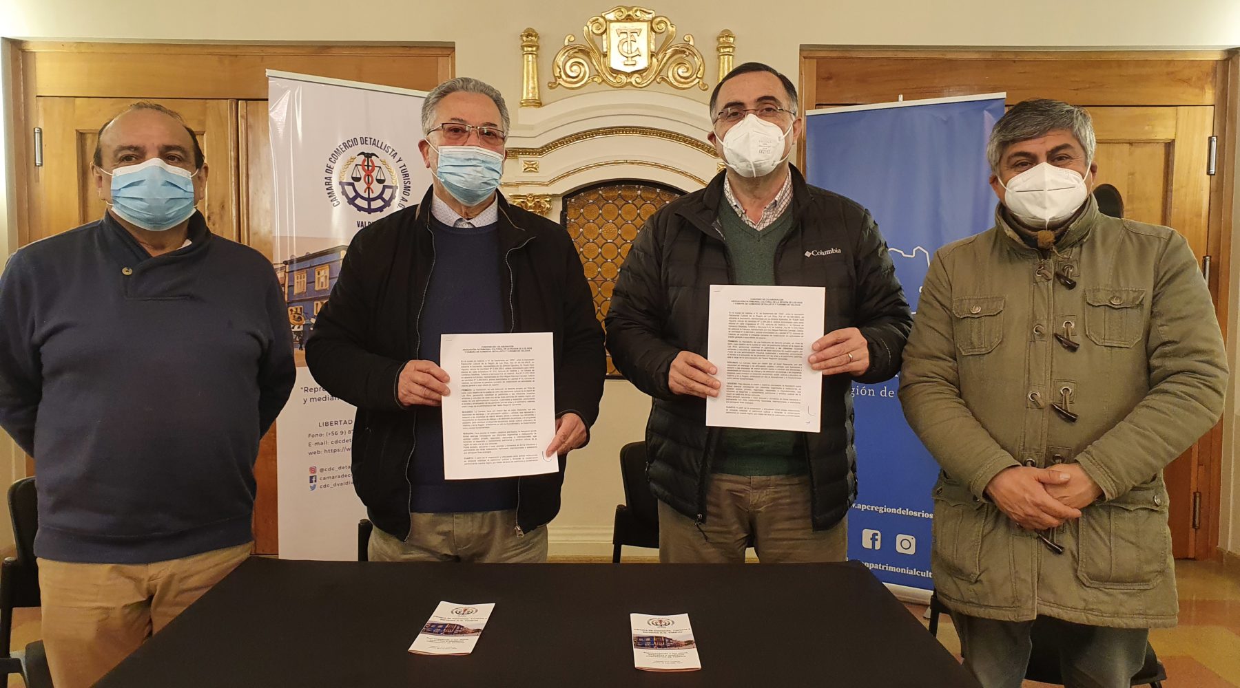 Convenio de colaboración: Cámara de Comercio Detallista, Turismo y Servicios A.G. y la Asociación Patrimonial Cultural estrechan vínculos