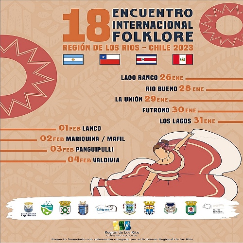 [ADQUIERE AQUÍ TU ENTRADA LIBERADA] XVIII Encuentro Internacional de Folklore en el Teatro Regional Cervantes de Valdivia