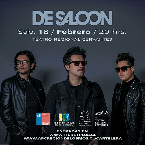 “De Saloon” en el Teatro Regional Cervantes de Valdivia