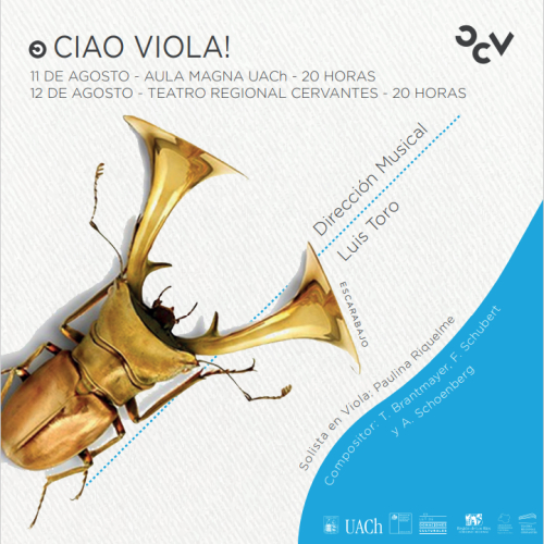 Concierto Orquesta de Cámara de Valdivia (OCV): “Ciao Viola!”
