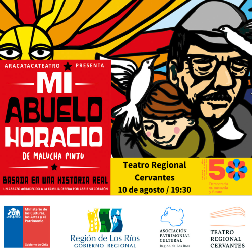 “Mi Abuelo Horacio” en el Teatro Regional Cervantes de Valdivia