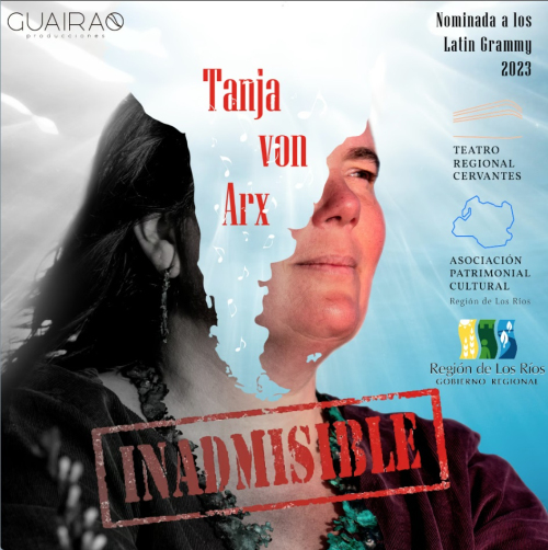 Tanja von Arx presenta su disco “Inadmisible” en el Teatro Regional Cervantes de Valdivia