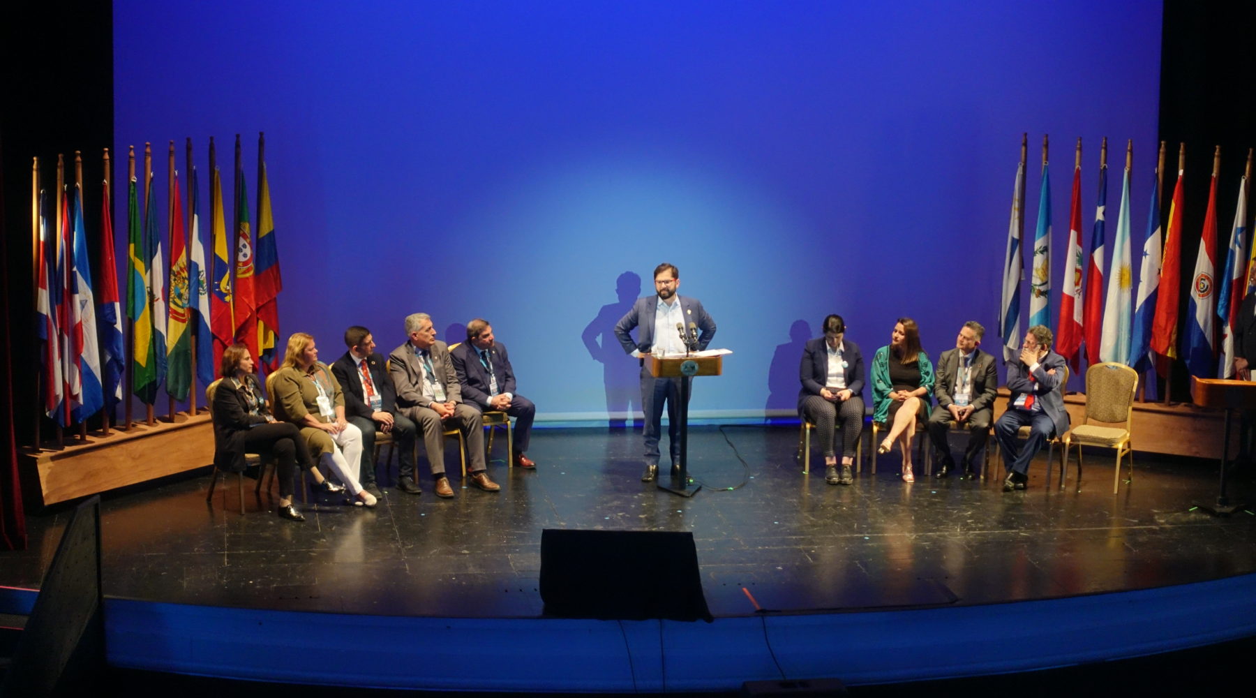 Con la presencia del Presidente Boric se dio por inaugurado Congreso Iberoamericano de Municipalistas