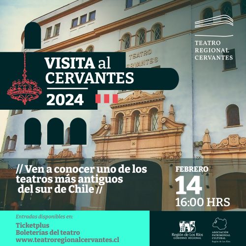 14 de febrero: Visita guiada a Teatro Regional Cervantes