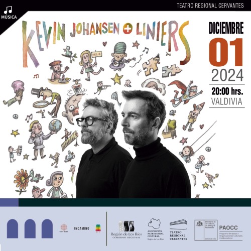 Kevin Johansen + Liniers en el Teatro Regional Cervantes de Valdivia