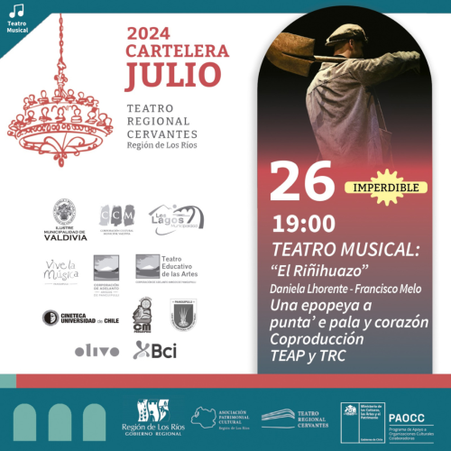 El Riñihuazo: Una Epopeya a Punta’e Pala y Corazón en el Teatro Regional Cervantes de Valdivia