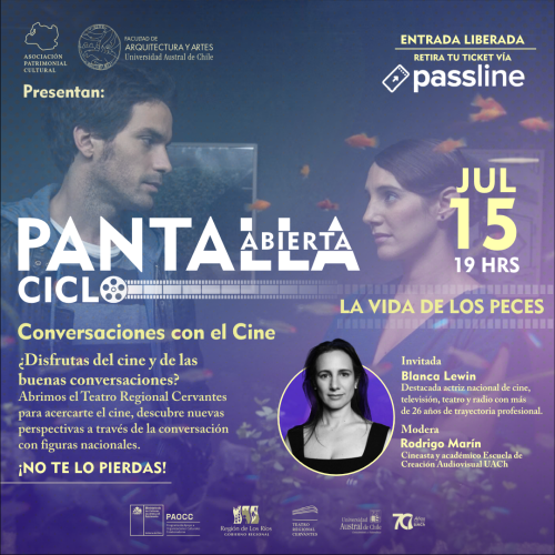 La vida de los peces en el Teatro Regional Cervantes de Valdivia