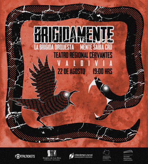 La Brígida Orquesta llega al Teatro Regional Cervantes de Valdivia