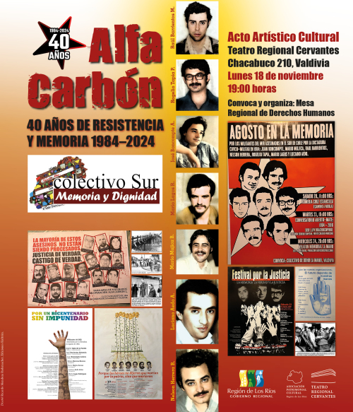 Alfa Carbón 40 años de Resistencia y Memoria