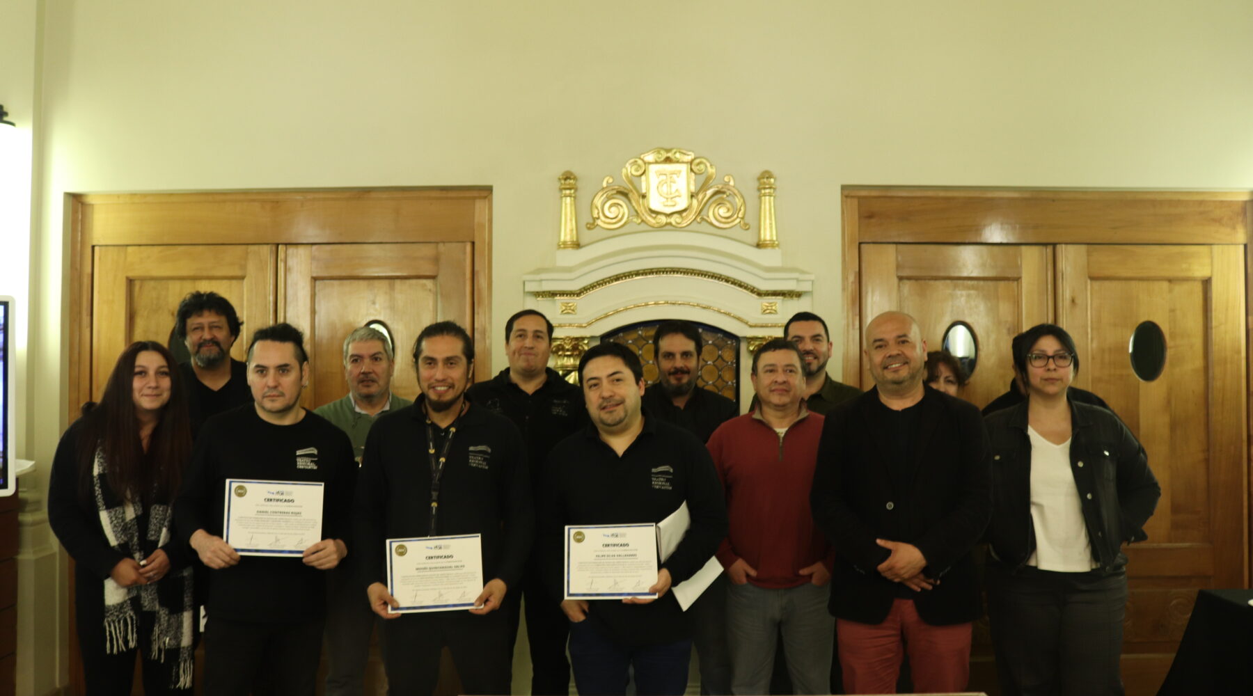 Técnicos del Teatro Regional Cervantes recibieron importante certificación