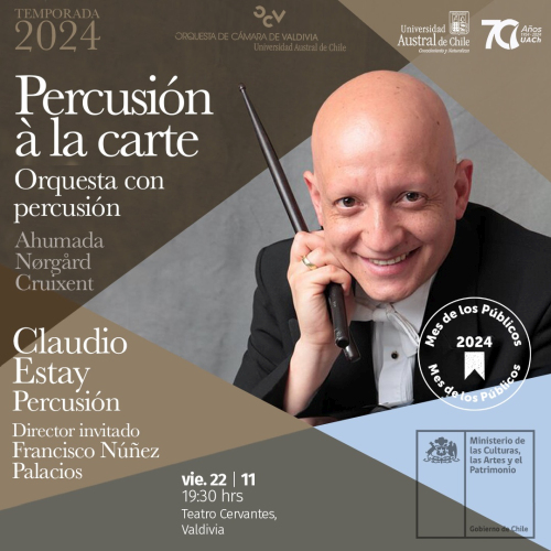 Orquesta de Cámara de Valdivia: Percusión à la carte